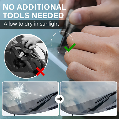 Nestvona GlassFix — Windshield Chip & Crack Repair Kit