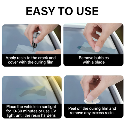 Nestvona GlassFix — Windshield Chip & Crack Repair Kit